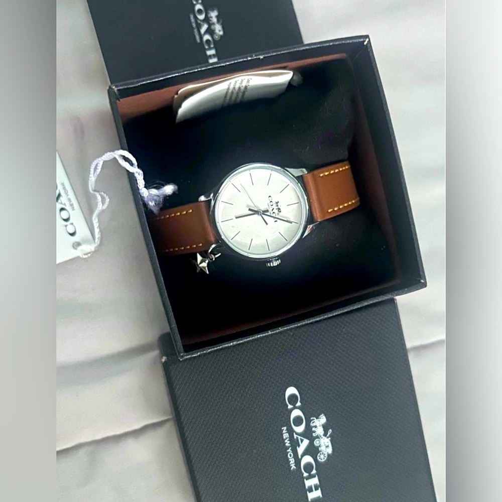 Coach Leather Watch NWT